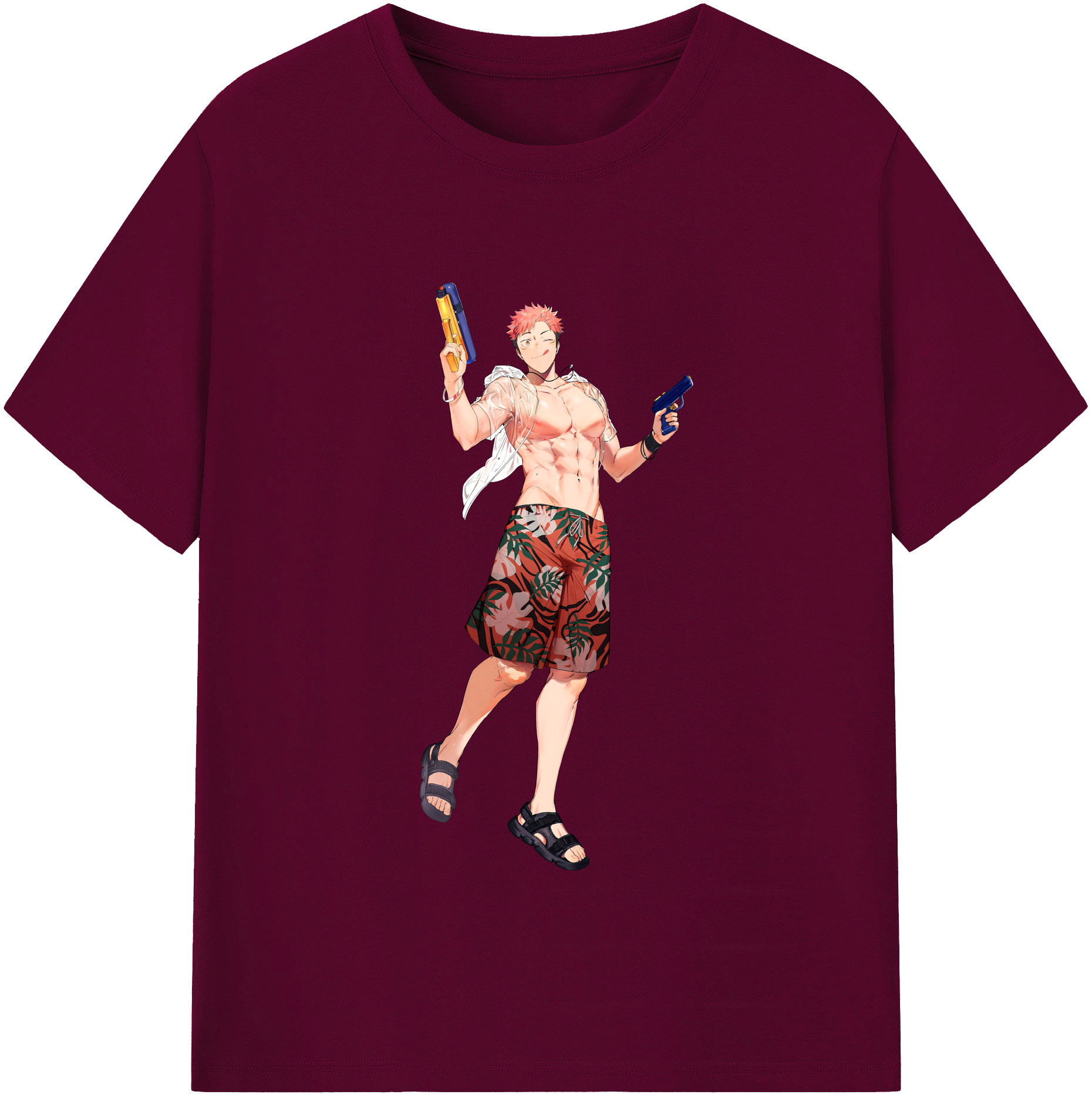 （画像用） 呪術廻戦 Jujutsu Kaisen レディースカジュアルプリントTシャツ（綿100％）